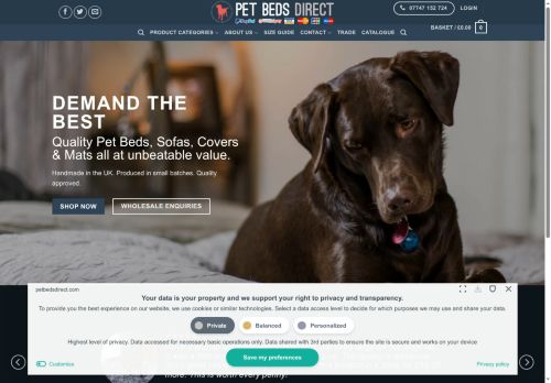 petbedsdirect.com capture - 2025-06-04 22:18:16