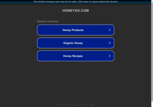 honeyxo.com capture - 2025-06-04 23:29:00