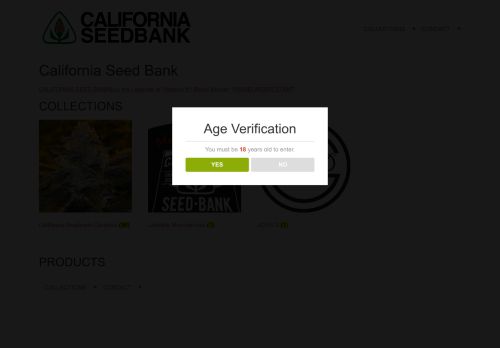californiaseedbank.net capture - 2025-06-05 01:40:44