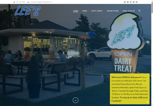 leesdairytreat.com capture - 2025-06-05 10:53:14