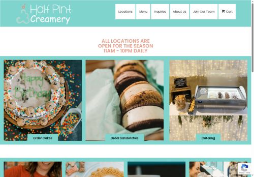 halfpintcreamery.com capture - 2025-06-05 13:25:51