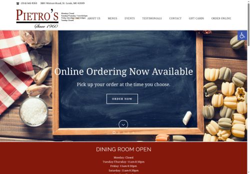 pietrosdining.com capture - 2025-06-05 19:01:34