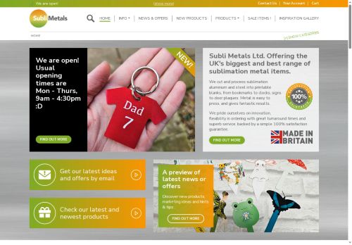sublimetals.co.uk capture - 2025-06-05 21:42:34