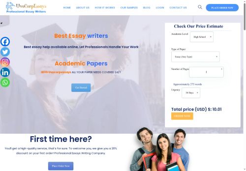 uvocorpessays.com capture - 2025-06-05 22:24:31