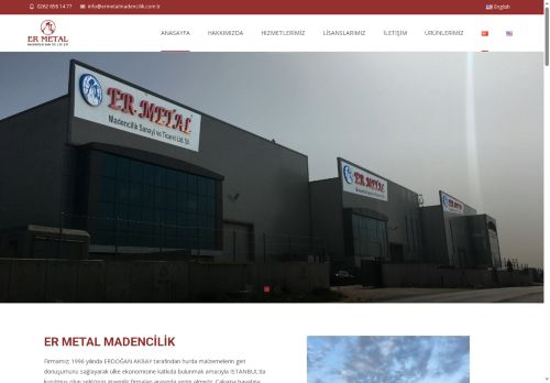 ermetalmadencilik.com.tr capture - 2025-06-06 02:46:14