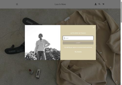 lessismoreshop.com capture - 2025-06-06 02:50:17