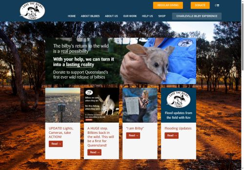 savethebilbyfund.com capture - 2025-06-06 04:02:33