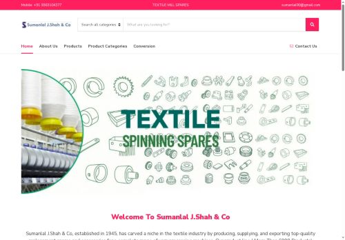 textilespinningspares.com capture - 2025-06-06 06:33:00