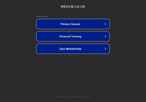 wegym.co.uk capture - 2025-06-06 06:35:45