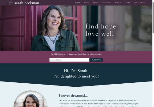 sarahbeckman.org capture - 2025-06-06 10:03:20