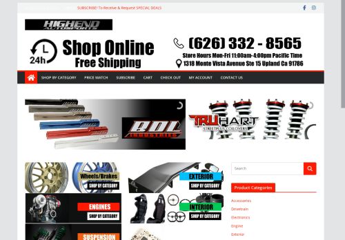 highendautosports.com capture - 2025-06-06 11:44:55