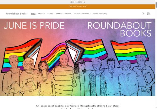 roundaboutbookstore.com capture - 2025-06-06 13:54:16