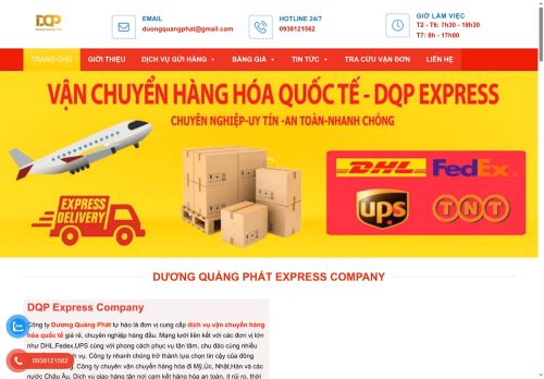 duongquangphatexpress.com capture - 2025-06-06 15:24:03