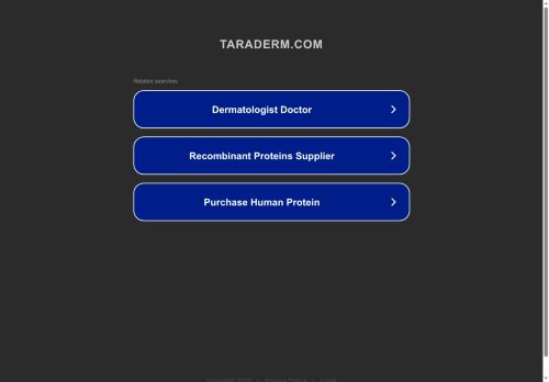 taraderm.com capture - 2025-06-06 17:43:36