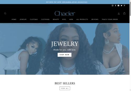 shopchacier.com capture - 2025-06-06 18:30:47