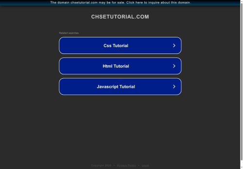 chsetutorial.com capture - 2025-06-06 19:04:30