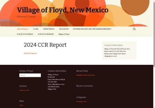 villageoffloydnm.com capture - 2025-06-06 21:38:13
