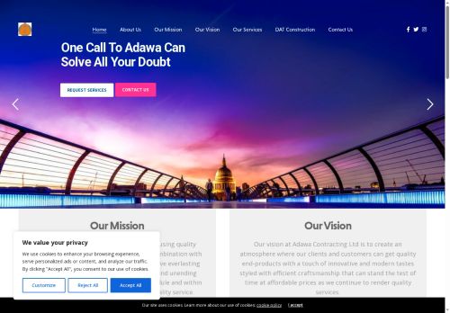 adawacontracting.com capture - 2025-06-07 00:51:41