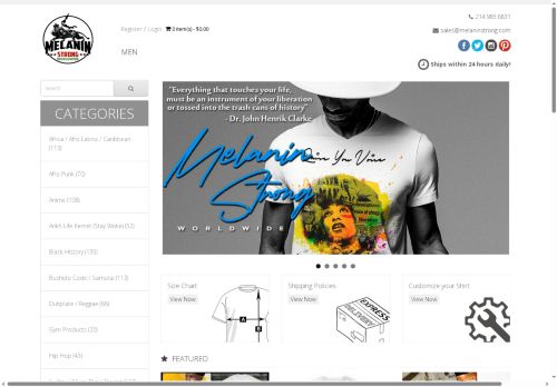 melaninstrong.com capture - 2025-06-07 01:20:16