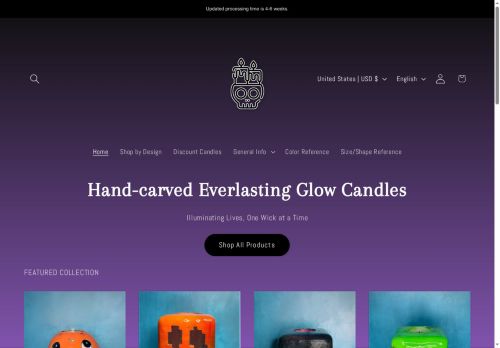 glowcitycandles.com capture - 2025-06-07 09:10:58