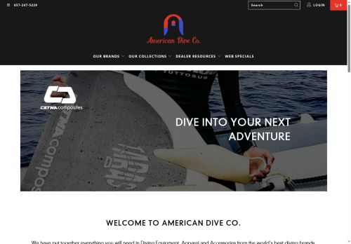 americandiveco.com capture - 2025-06-07 09:21:15