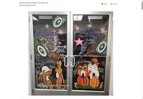 peacockbookswildlifeart.com capture - 2025-06-07 09:23:03