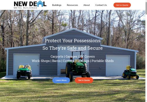 newdealmetalbuildings.com capture - 2025-06-07 10:06:08