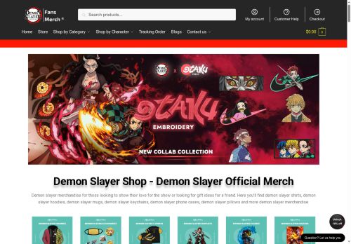demonslayermerchandise.shop capture - 2025-06-07 12:18:00