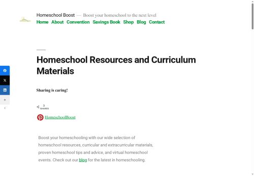 homeschoolboost.com capture - 2025-06-07 13:35:05