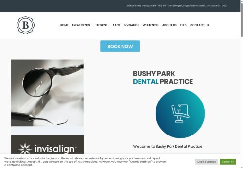 bushyparkdental.co.uk capture - 2025-06-07 16:31:31