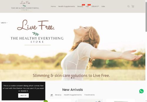 thehealthyeverythingstore.com capture - 2025-06-07 17:55:03