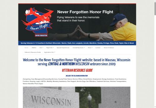 neverforgottenhonorflight.com capture - 2025-06-07 18:09:13