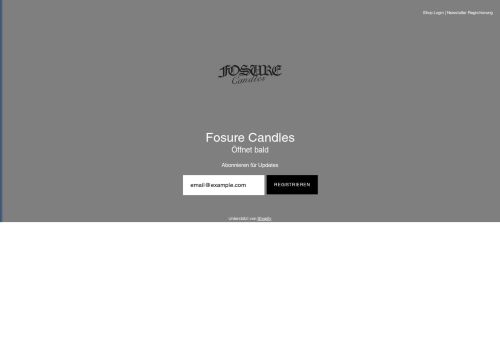 fosurecandles.com capture - 2025-06-07 20:50:08