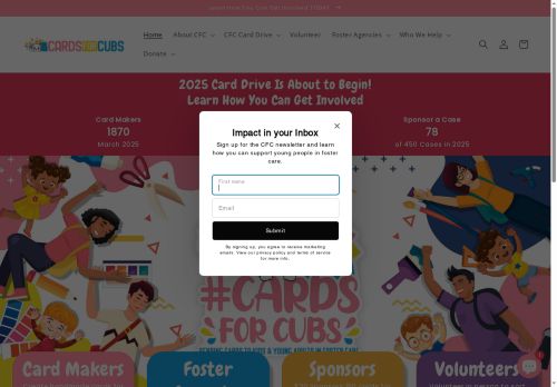 cardsforcubs.org capture - 2025-06-08 00:05:37