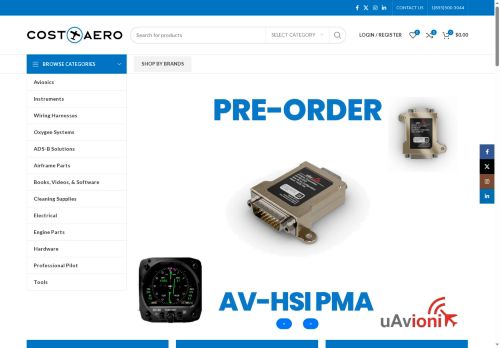 costaero.com capture - 2025-06-08 02:42:01