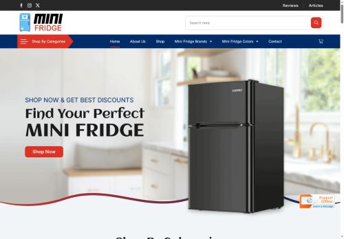 minifridges.com capture - 2025-06-08 08:51:38