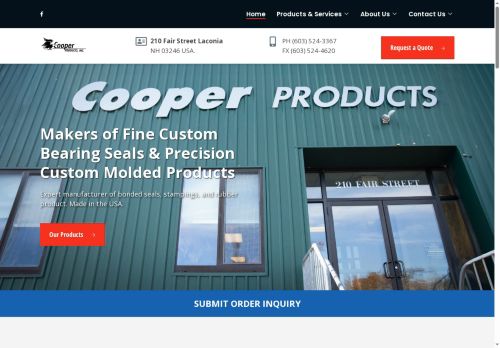 cooperproducts.com capture - 2025-06-08 09:46:46