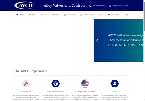avcovalve.com capture - 2025-06-08 10:54:56