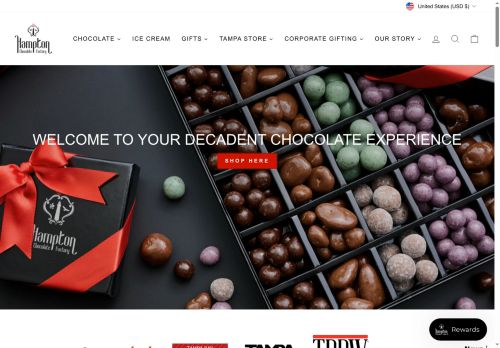 hamptonchocolatefactory.com capture - 2025-06-08 14:09:48