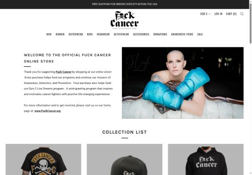 shopfuckcancer.org capture - 2025-06-08 17:07:53