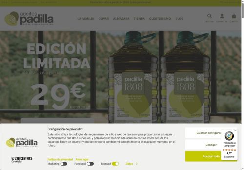 aceitespadilla.com capture - 2025-06-08 18:25:02