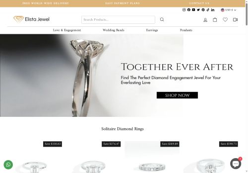 elistajewel.com capture - 2025-06-09 04:18:06