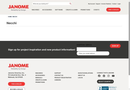 necchi-usa.com capture - 2025-06-09 06:22:51