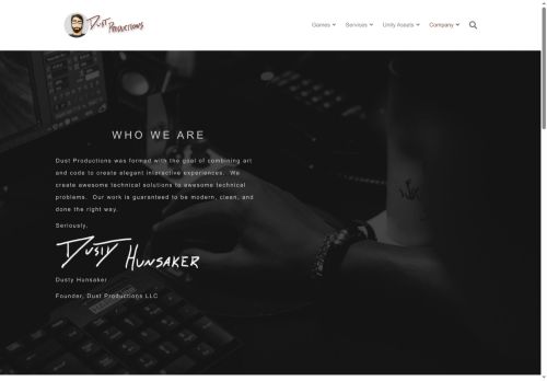 productionsofdust.com capture - 2025-06-09 08:28:18