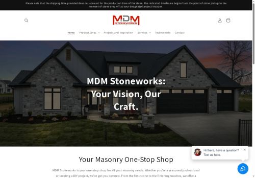 mdmstoneworks.com capture - 2025-06-09 09:33:53