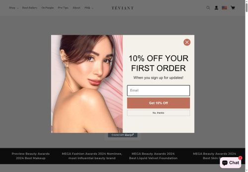 teviantbeauty.com capture - 2025-06-09 10:49:38