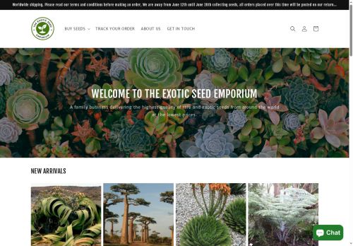 exoticseedemporium.com capture - 2025-06-09 14:31:33