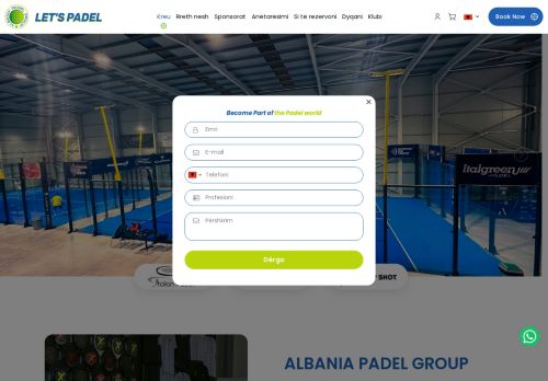 albaniapadel.com capture - 2025-06-09 16:34:19
