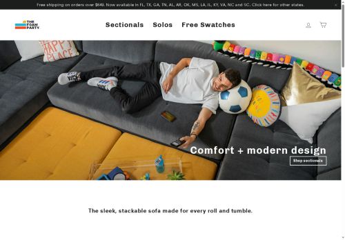 thefoampartysofa.com capture - 2025-06-09 17:01:36