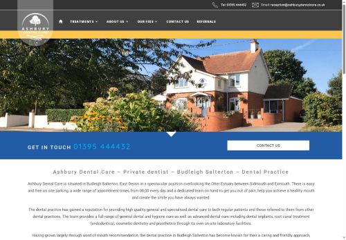 ashburydentalcare.co.uk capture - 2025-06-09 17:27:41